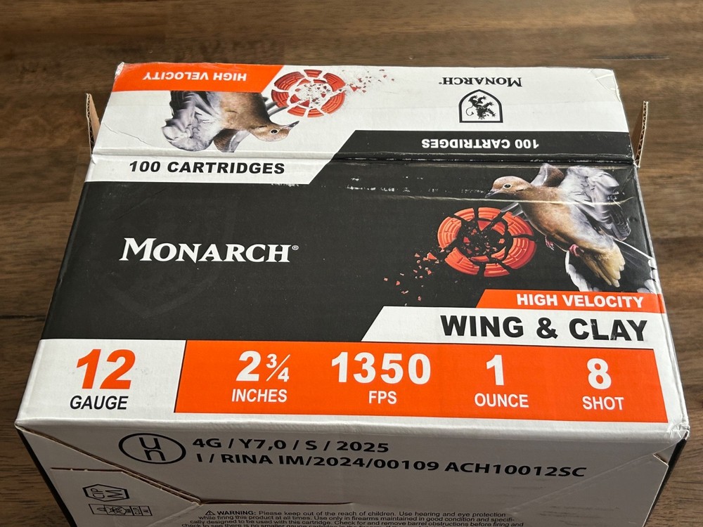 “MONARACH “ EMPTY 12 GA SHOTGUN SHELL CARTON and FOUR BOXES