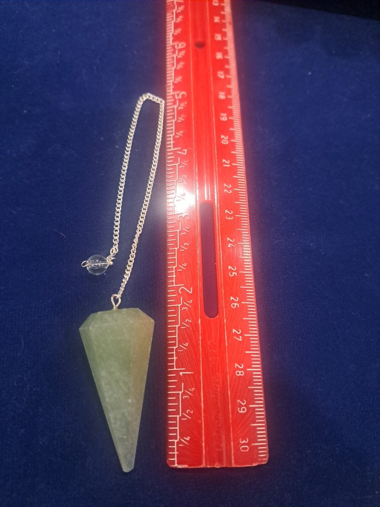 Jade dowsing crystal pendulum