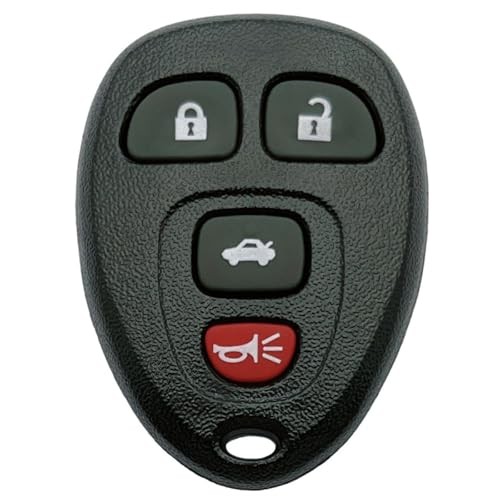 Replacement Key Fob Shell Case Fits for Buick Lucerne/Chevy Impala 4 button-a
