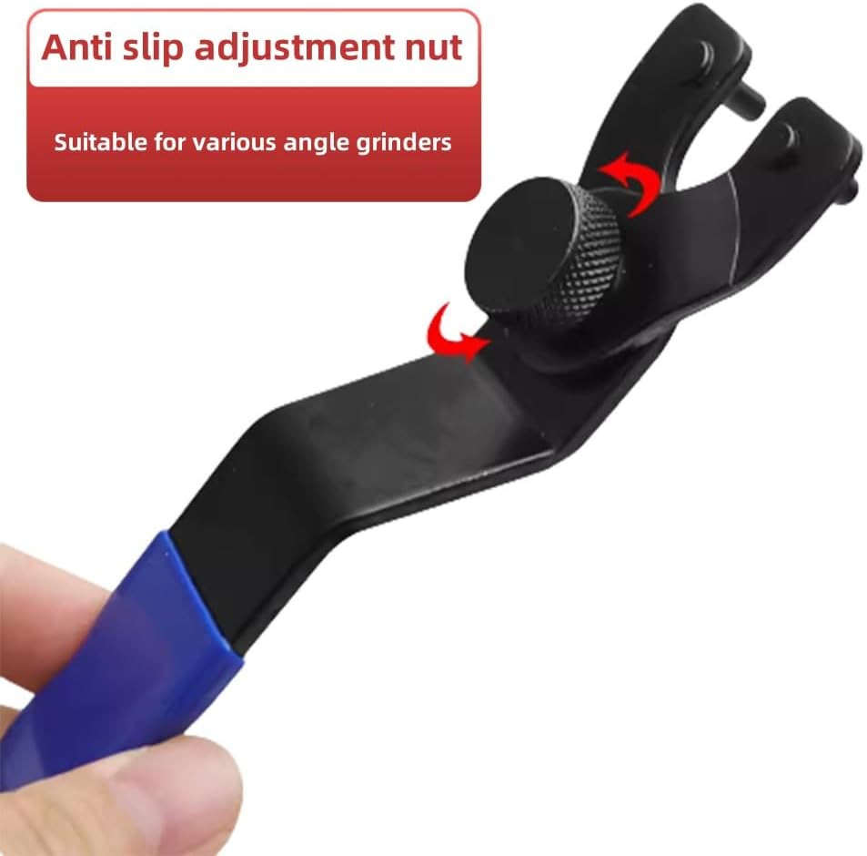 Universal Adjustable Grinder Spanner Wrench，Lock-Nut Grinder Wrench for 4 ",5",