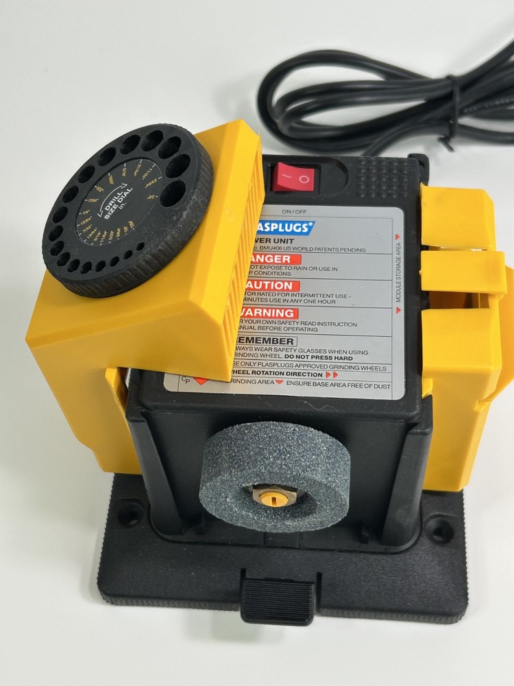 Plasplugs Compact SHARPENER Unit For DRIILL BITS Knife SCISSORS Module 2 & 3 B21