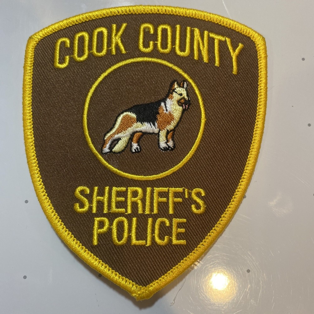 Chicago Cook County Sheriff’s Police K-9 Patch