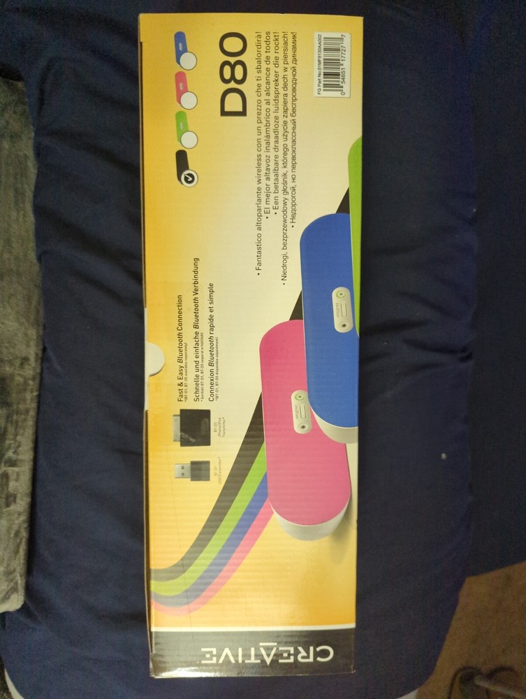 Creative Model D80 Wireless Bluetooth Speaker Black