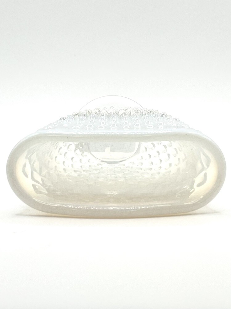 Hobnail Clear Iridescent Vase