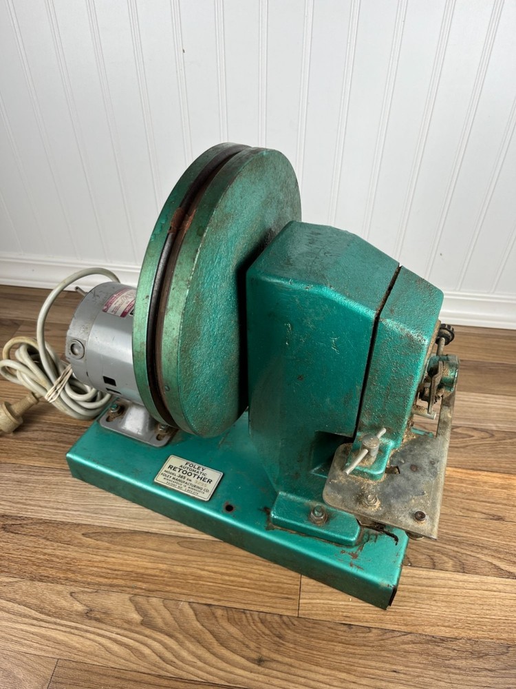 FOLEY AUTOMATIC RETOOTHER MODEL 385 . MOTOR WORKS. MISSING BELT
