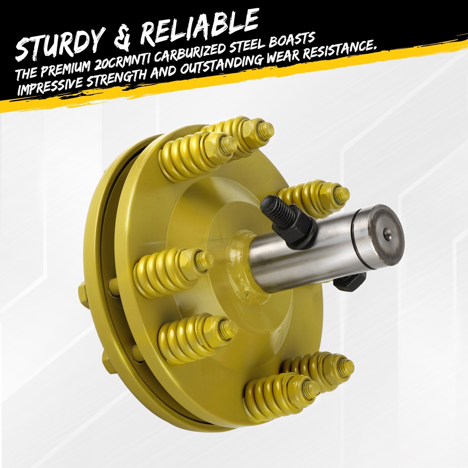 Slip Clutch PTO Slip Clutch 1 3/8" Smooth Round Ends Yellow for PTO Slip Shafts