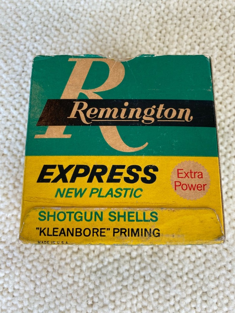 Remington Express 12 Gauge Shotgun Shell Box empty