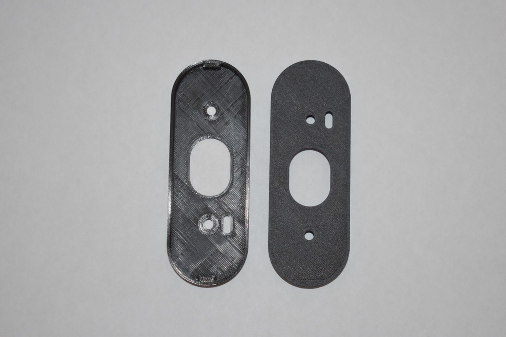 WIRED Google Nest Hello Doorbell Holder Bracket Clip Mounting Flat Wall A0077