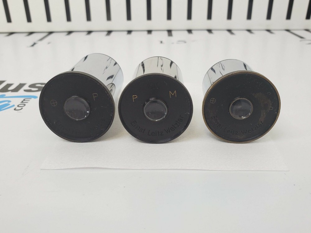 Ernst Leitz Wetzlar Microscope Eyepieces 5x,6x & 8x 30mm