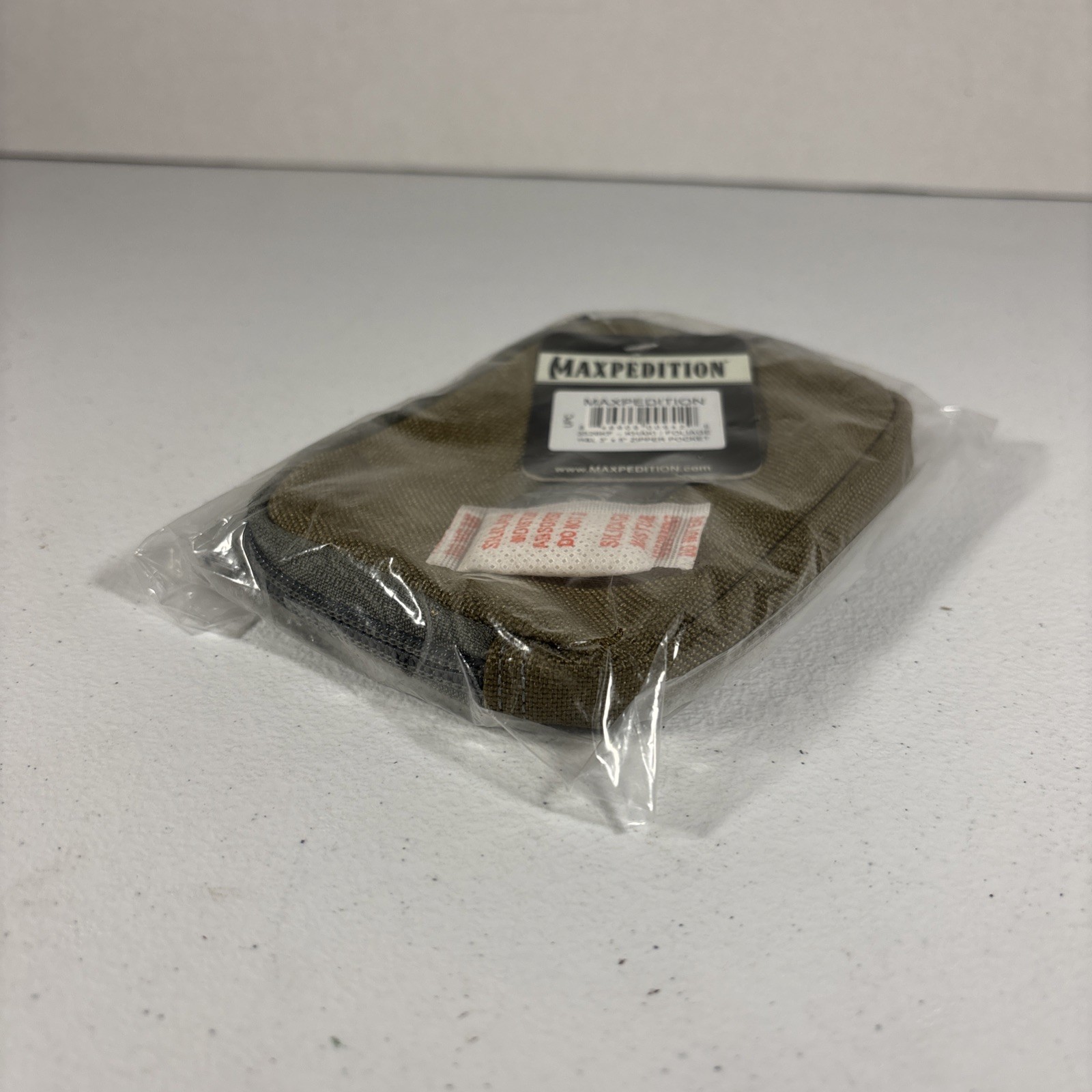 NEW Maxpedition 3526KF Hook & Loop Zipper Pocket 3”x5” Khaki/Foilage