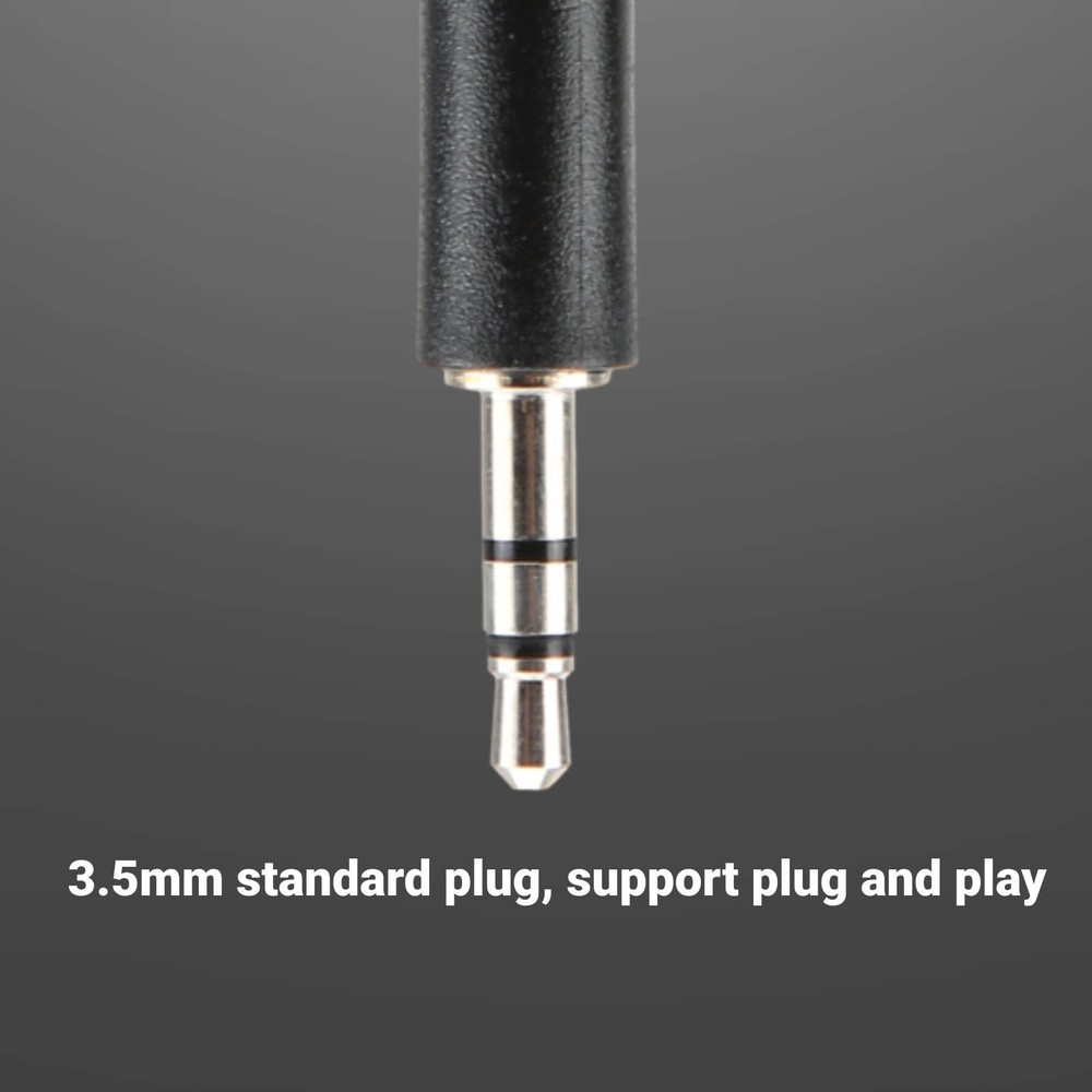 3PCS Mini Microphone, 3.5mm Jack Mini Gooseneck Microphone, Adjustable Flexib...