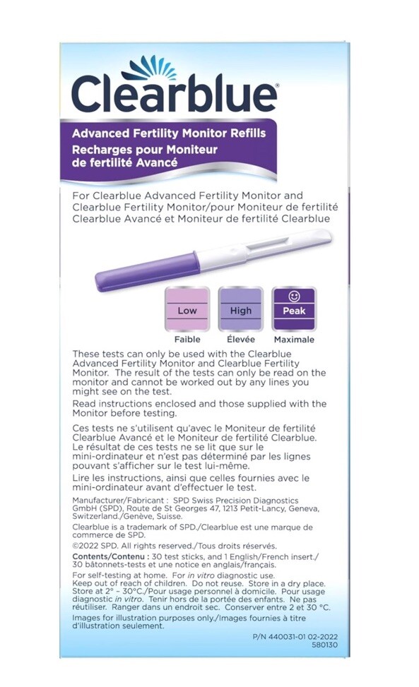 Clearblue Advanced Digital Ovulation Predictor Kit - 20 Count Exp 2027-01-26