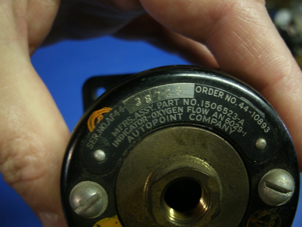 US AIRCRAFT BLINKER OXYGEN FLOW INDICATOR AN6029-1