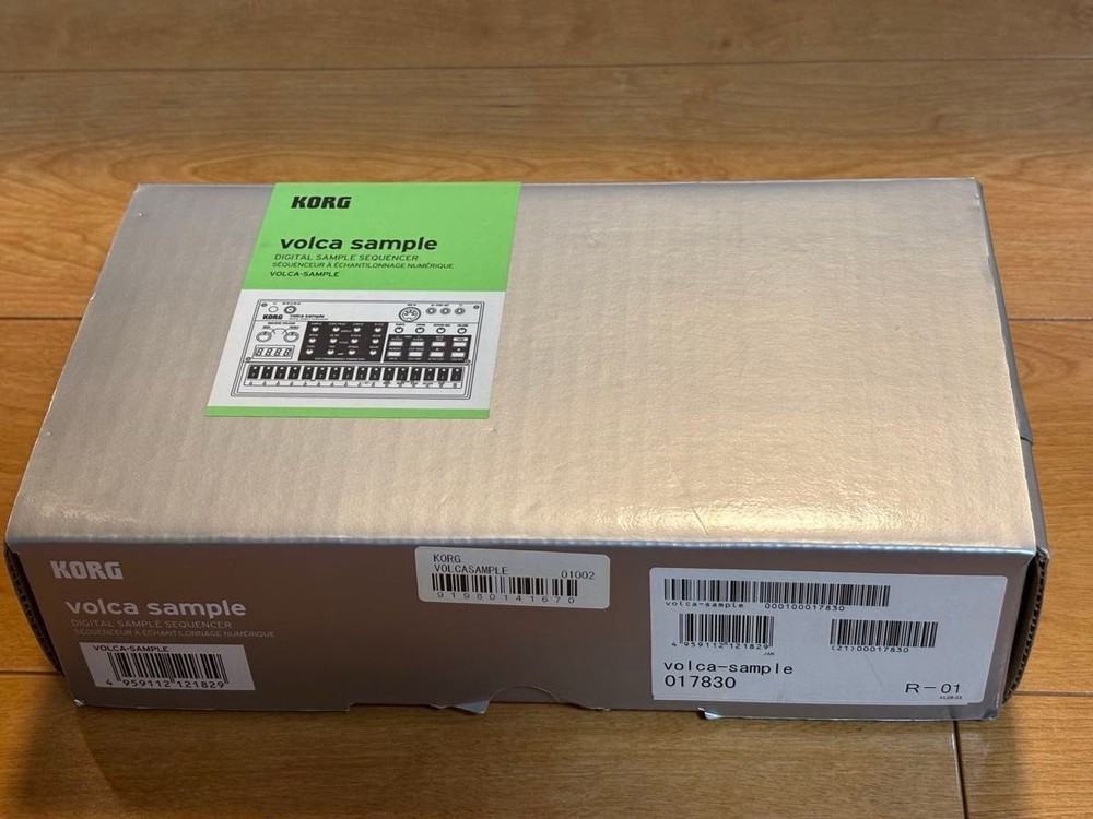 KORG volca sample Digital Sampler Compact Step Sequencer With Box Cable Manual