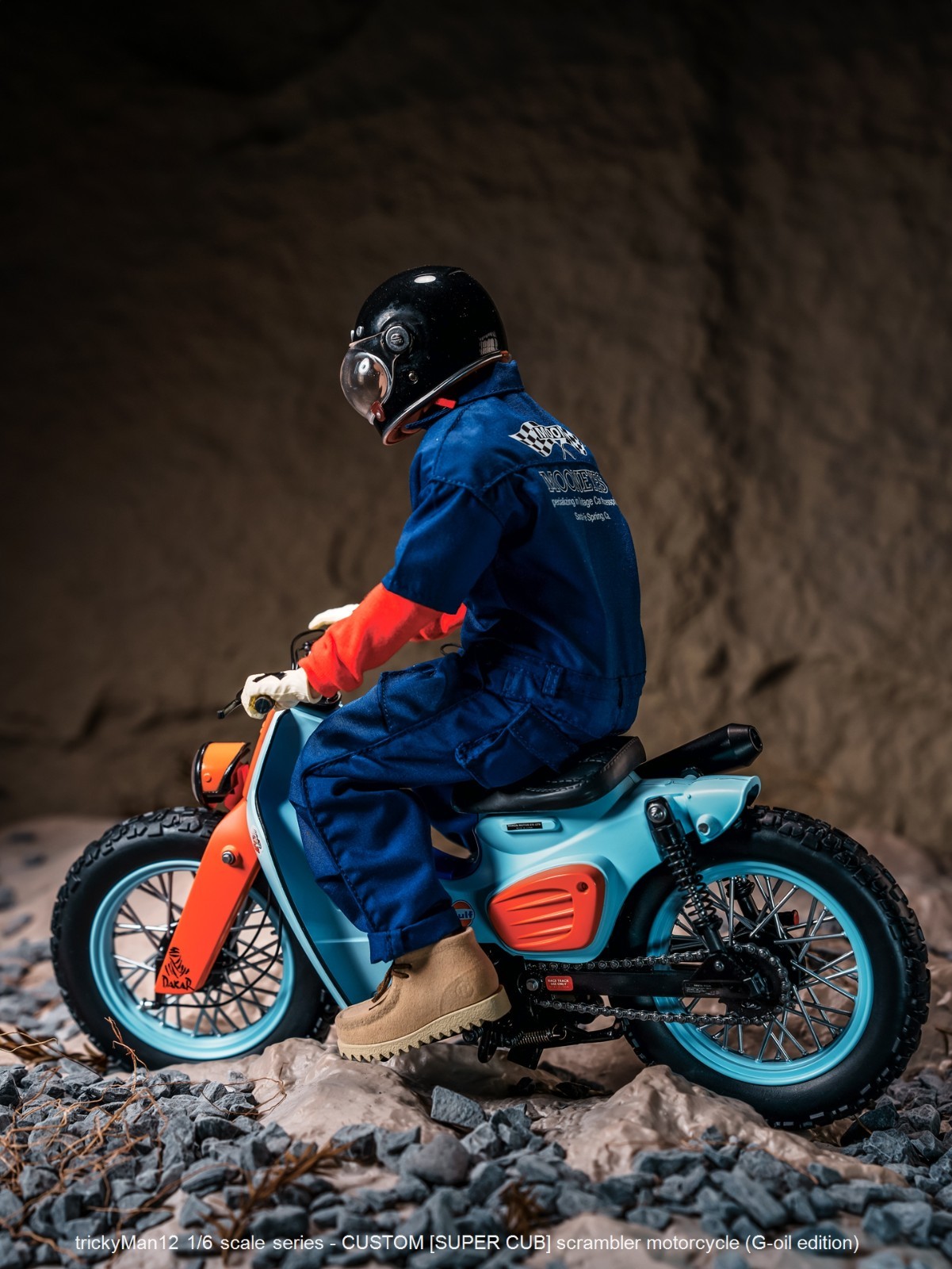 trickyMan12 1/6 [SUPER CUB] scrambler motorcycle CULF2