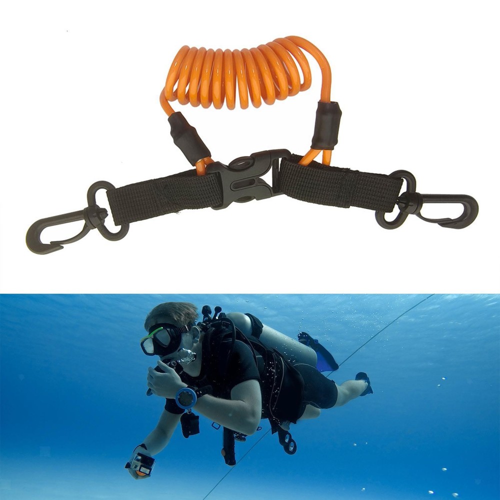 Scuba Diving Lanyard Diving Camera Lanyard Rope Portable with Quick Release