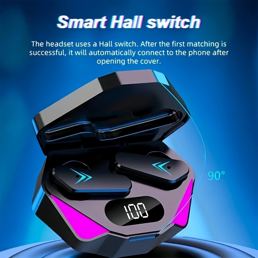 X15 TWS Bluetooth Earbuds LED Display Noise Cancelling with Mic