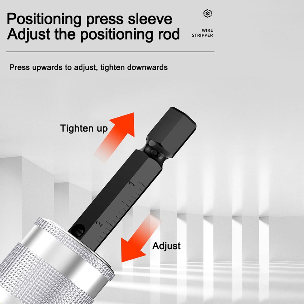 Wire Stripper For Drill Wire Stripping Twisting Tool Upgrade Electrical W/Case -