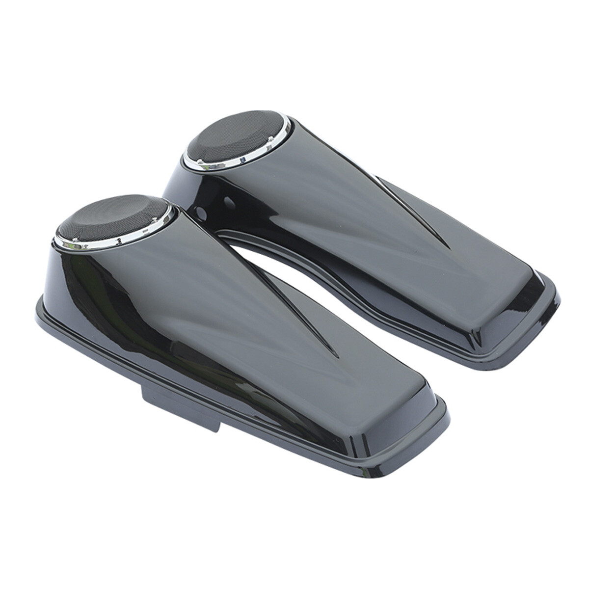 6.5" Saddlebag Speaker Lids Fit For Harley Touring Street Glide Road King 14-24