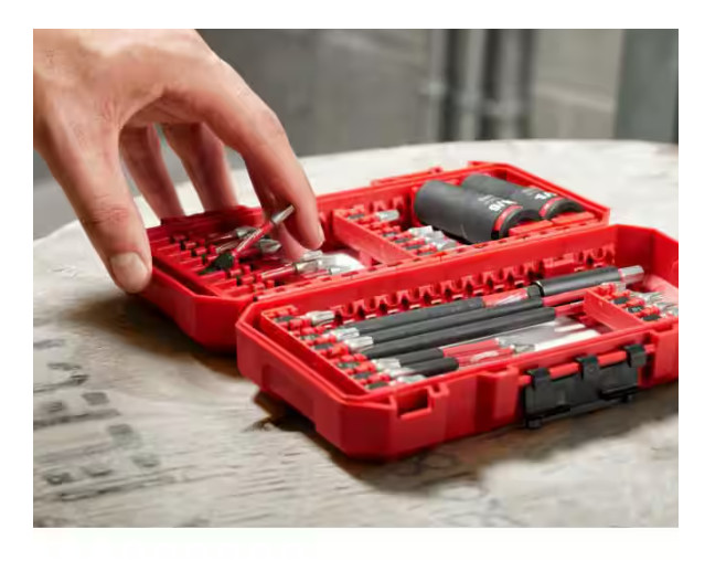 Milwaukee Large Case Rows for Impact Driver Accessories (5-Pack)