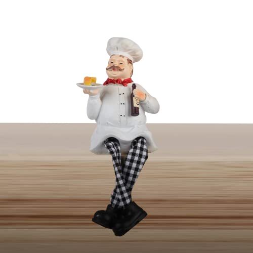 Chef Kitchen Décor Shelf Sitters with Long Legs