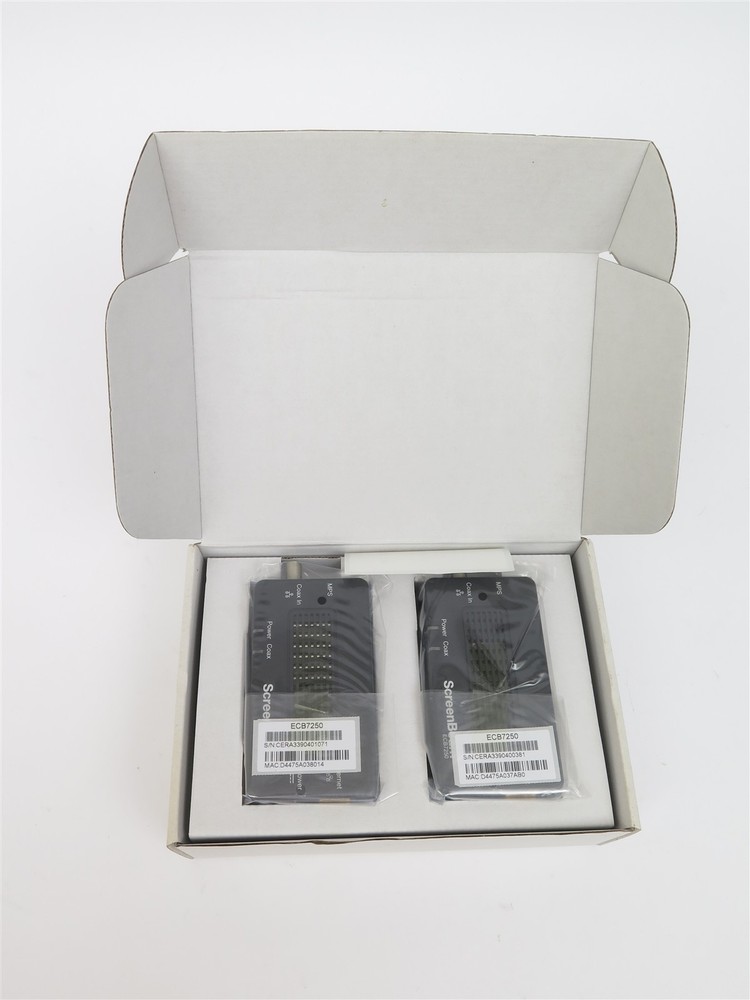 ScreenBeam ECB 7250 Ethernet Network Adapter Set Black