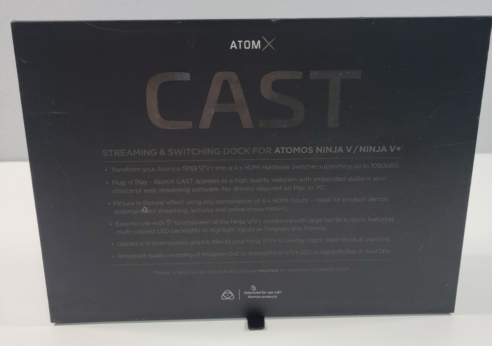 Atomos AtomX CAST 4x HDMI Switching & Streaming Dock for Ninja V/V+
