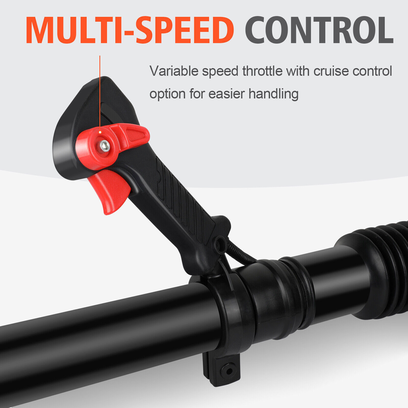 Backpack Leaf Blower Gas Powered Snow Blower 665 CFM 43CC 2-Stroke Engine 3HP