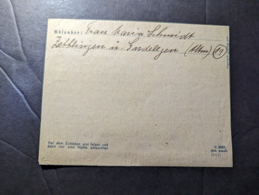 1945 Germany Cover Gardelegen to Bayernth