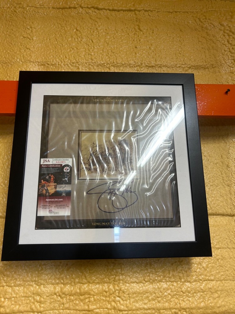 Jsa authenticated sighned stills young band sighned by stephen stills