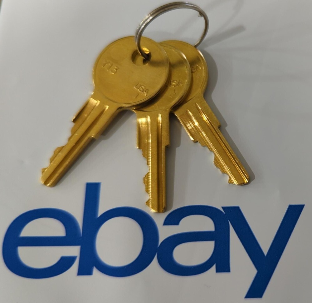 CH512    3-NEW Keys For ALL Toolbox chests with code CH512 or 512CH