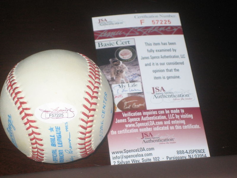 BOBBY SHANTZ AUTOGRAPHED SIGNED OAL BASEBALL JSA DEC.