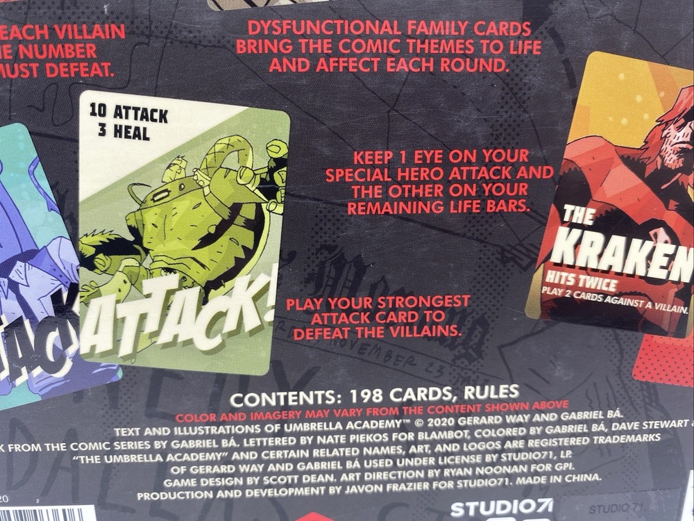 Studio Games - Umbrella Academy Card Game