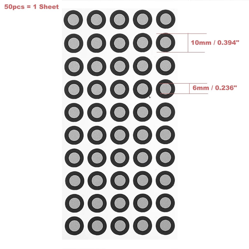 800 pcs 6mm 3D Tracking Dots Reference Point Markers for 3D Scanning,Diffuse ...