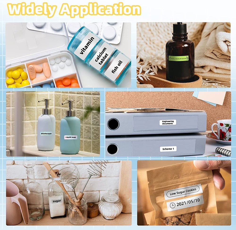 Label Maker Bluetooth Thermal Label Maker Machine with Tape Portable Phomemo D30