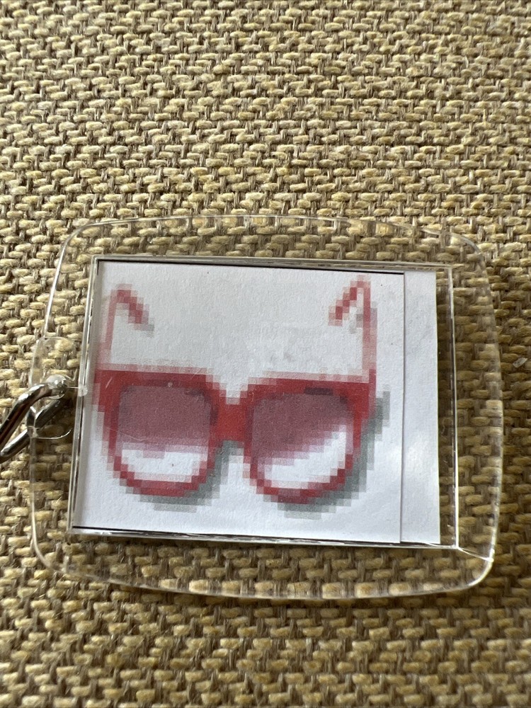 Vintage Keychain Weight Lifting Exercise Bear