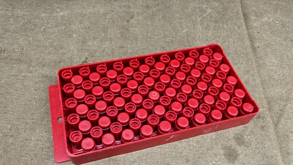 MTM universal plastic loading block, reloading cartridge tray