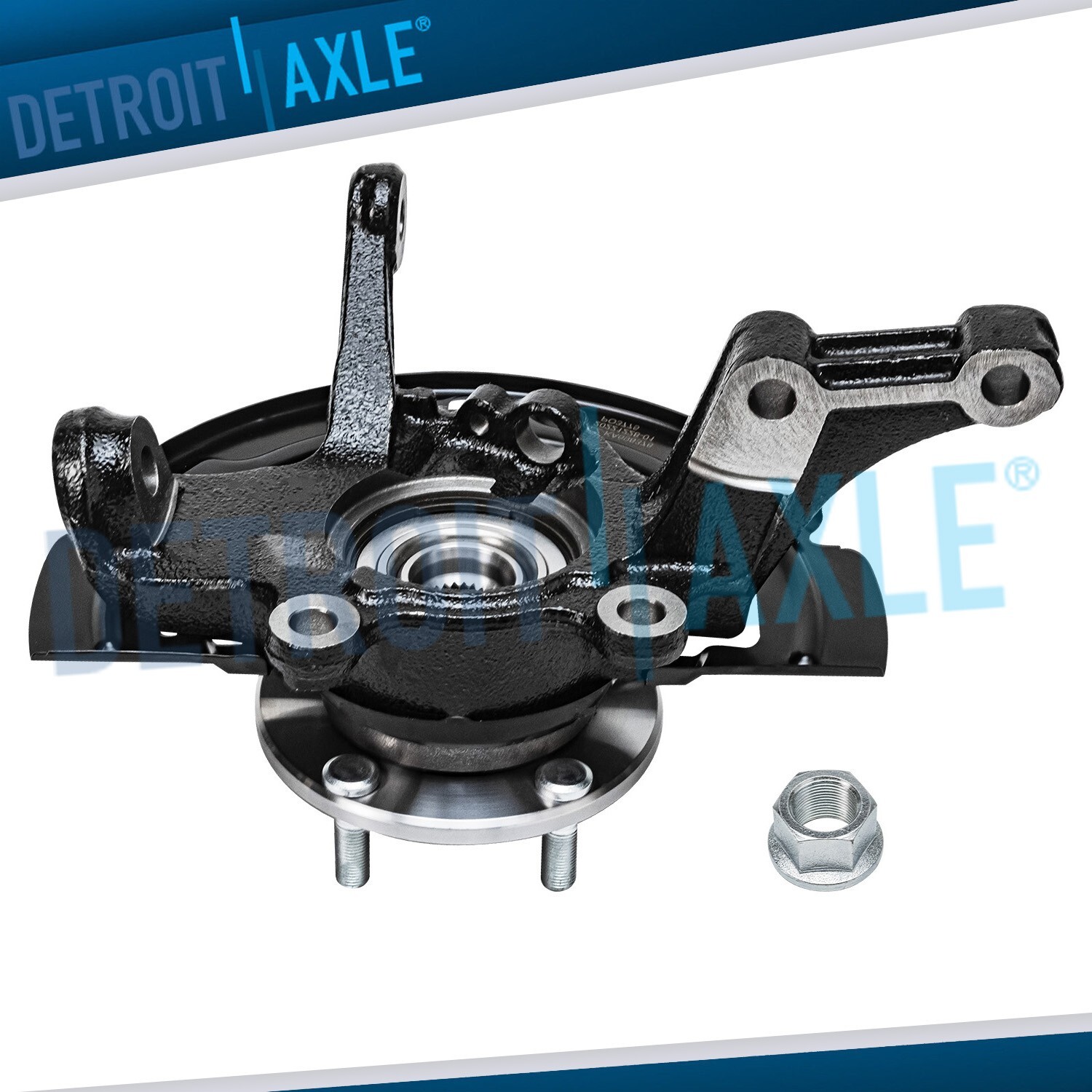 Front Left Knuckle & Wheel Hub Bearing Assembly for 2002 2003-2006 Nissan Altima