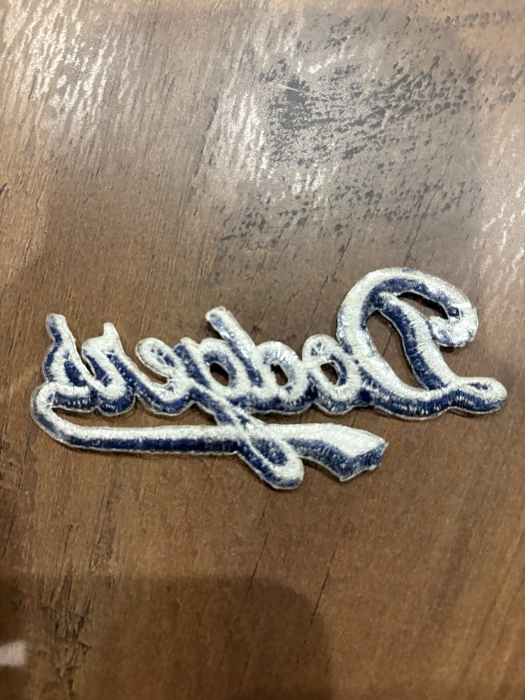 Vtg LA DODGERS EMBROIDERED PATCH MLB BASEBALL