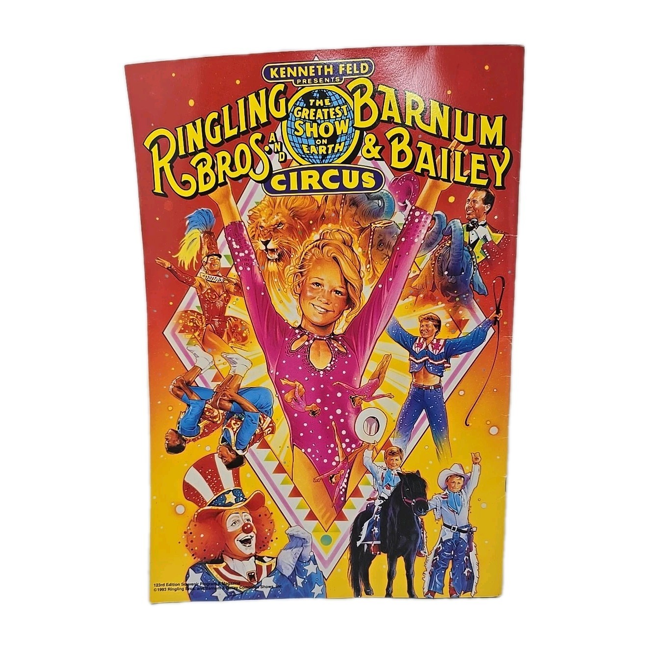 Ringling Bros. & Barnum & Bailey Circus Program, 123 Edition 1993 WS7E