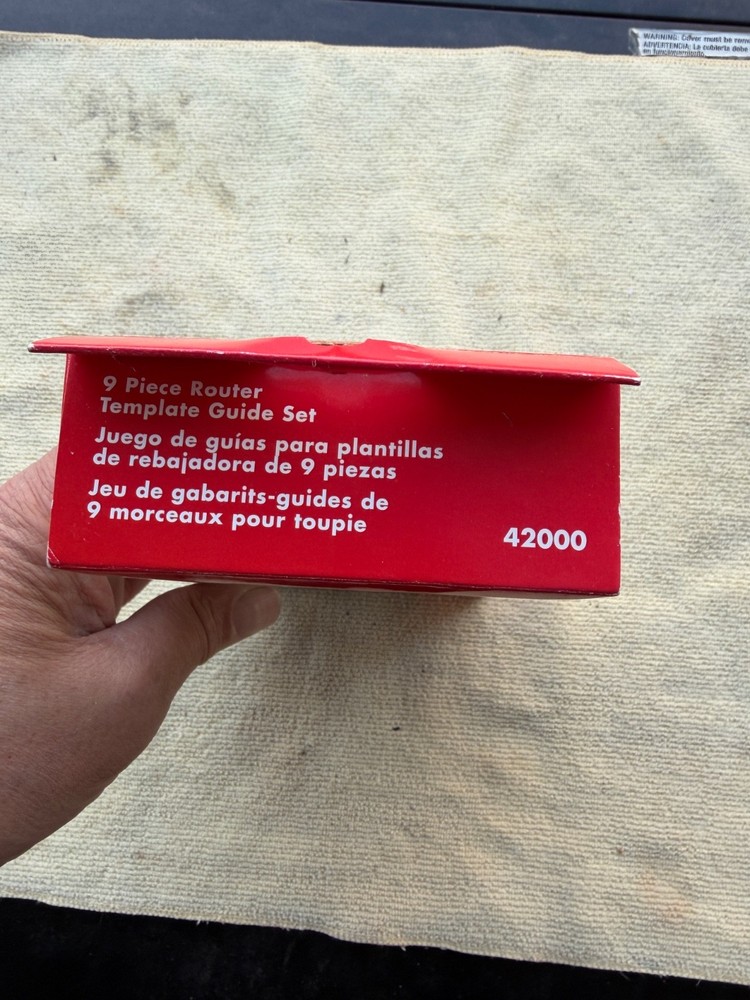 PORTER-CABLE Router Template Guide, 9-Piece (42000)