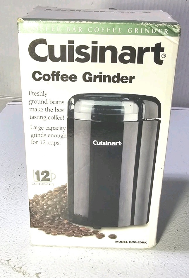 Cuisinart Coffee Grinder Model DCG-20BK New Open Box
