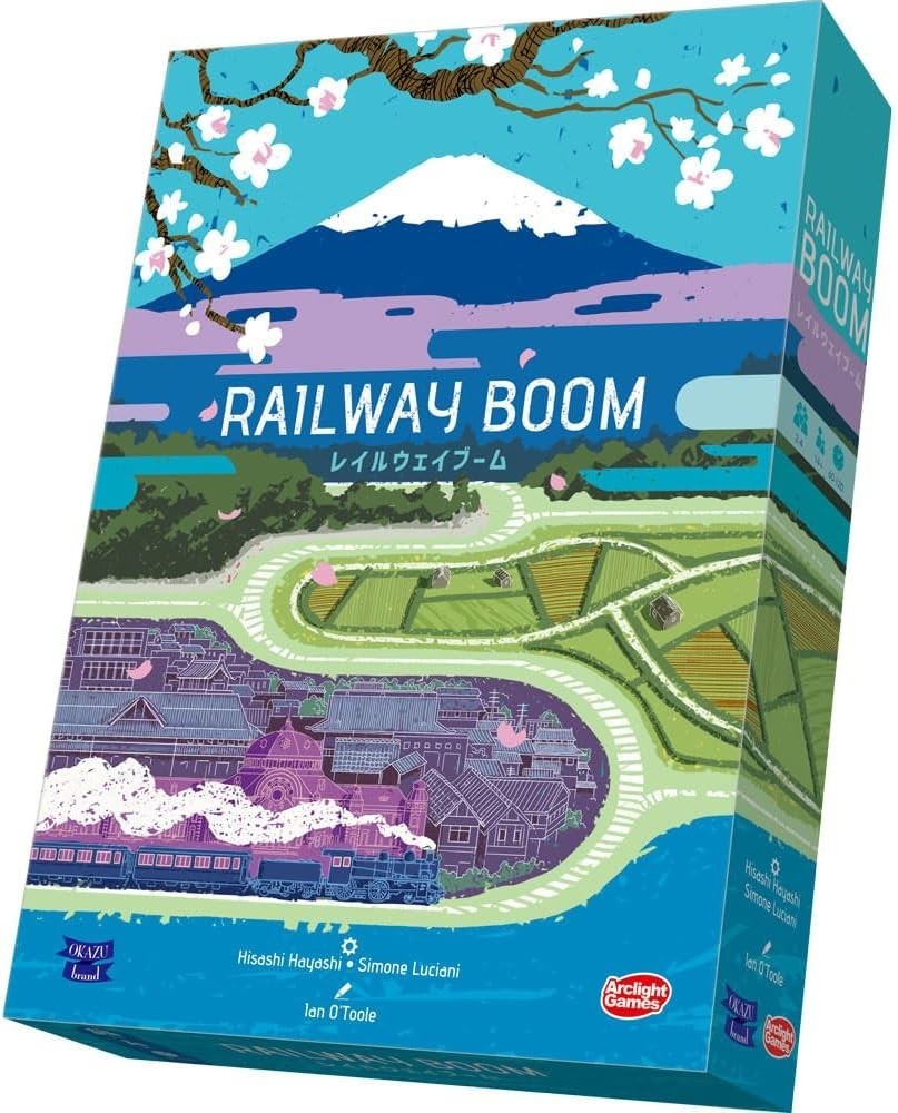 Arclight Railway Boom Board Game 2-4P 60-120 Min 14+ English Rules Japanese New