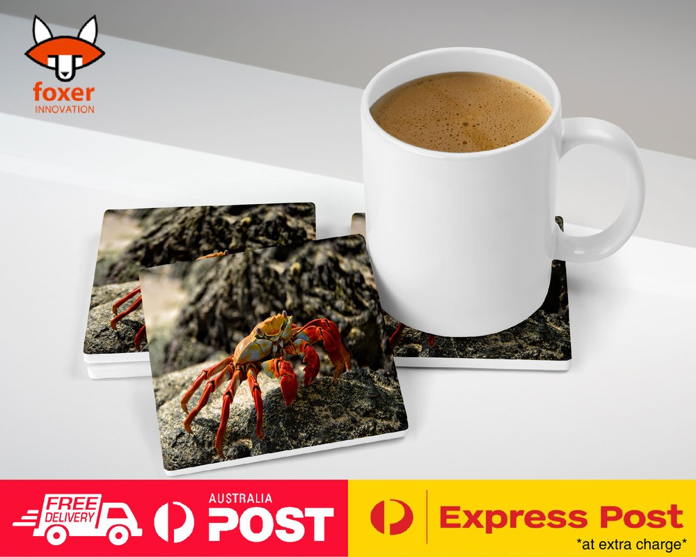 COASTER COFFEE DRINKING MAT|AQUATIC SEA CRAB