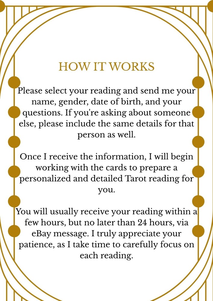 Yes or No Tarot Reading / Same Hour / One Question / One Answer