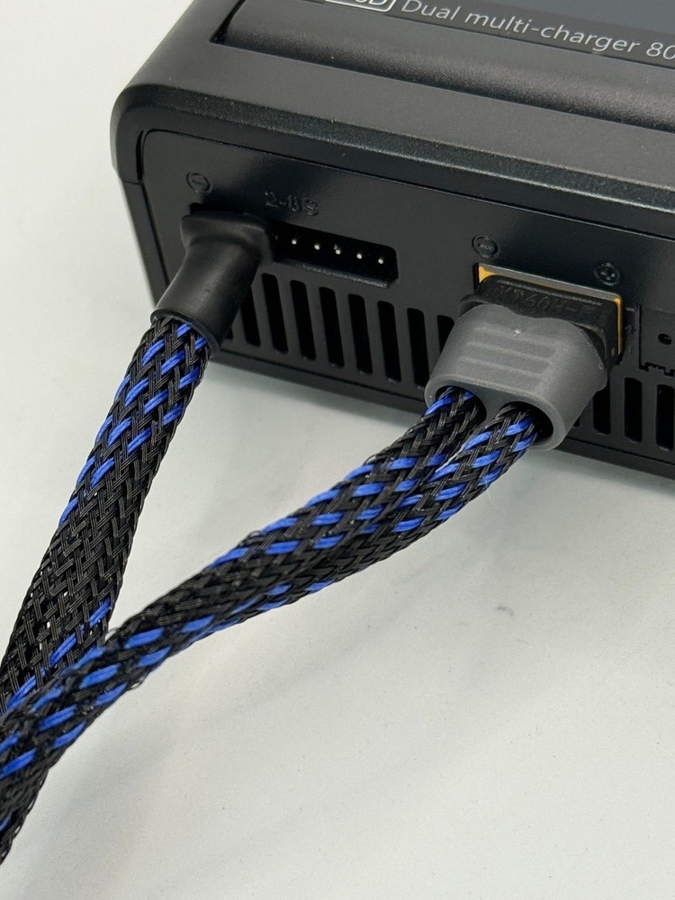 SHRC SH0823-B/B QUICK DRAW BULLET CABLE 50CM BLUE/ BLACK