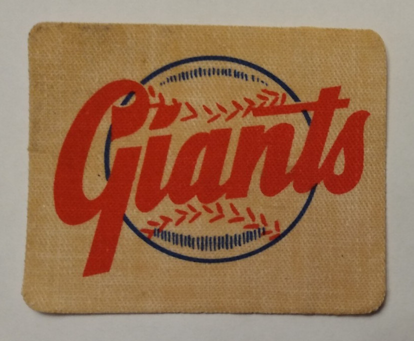 Vintage 1950's Post Cereal Baseball Team Patch - NY Giants