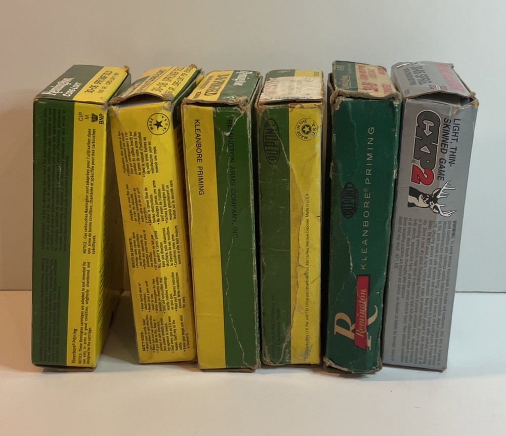 30-06 EMPTY Ammo Boxes With Inserts 9 Boxes Remington Winchester