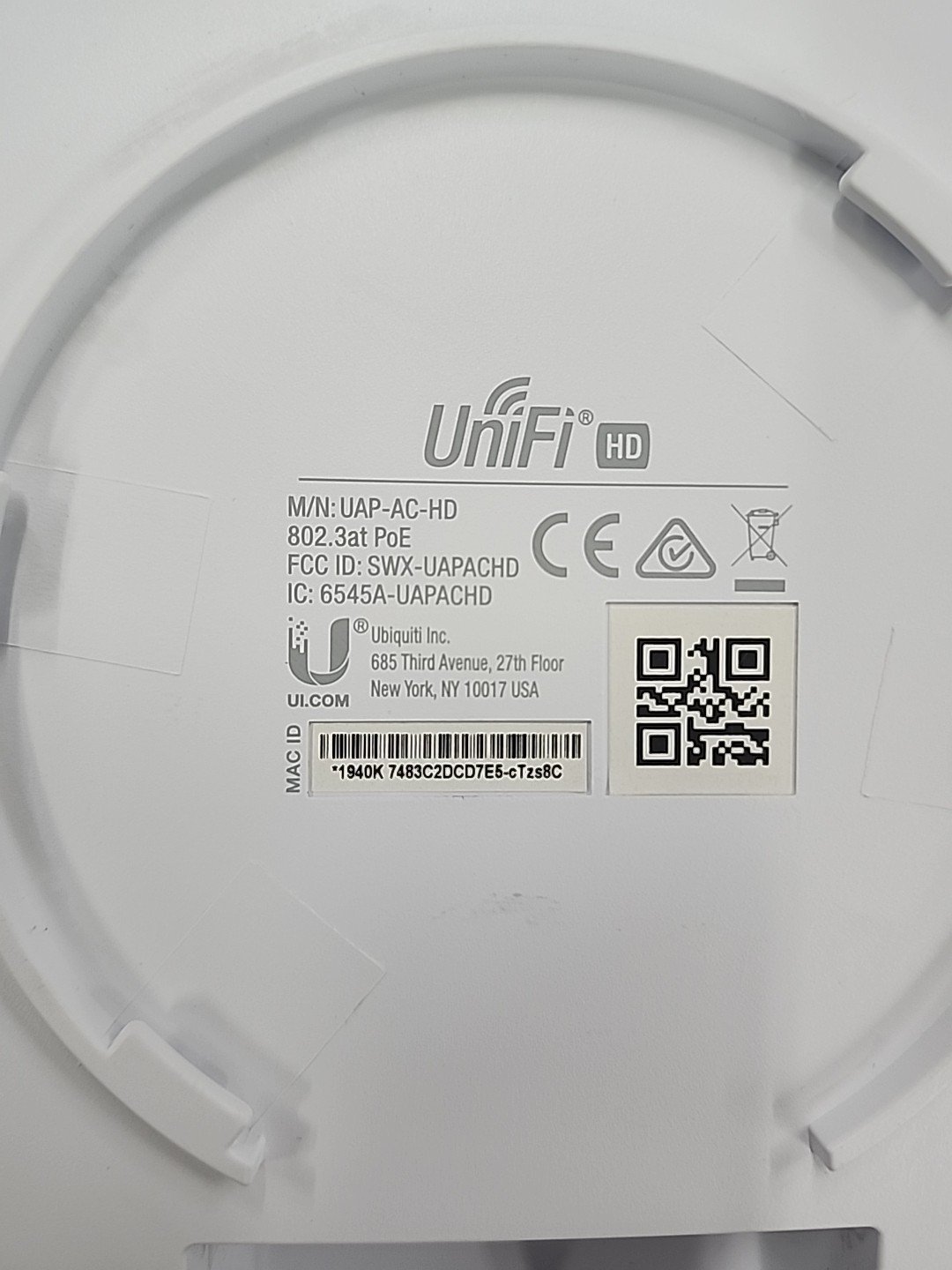 UBIQUITI NETWORKS UNIFI UAP-AC-HD AC HD ACCESS POINT WAVE 2 Free Shipping