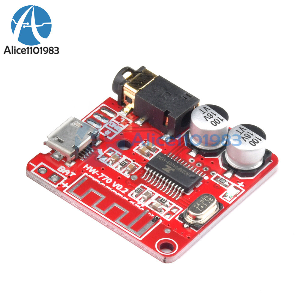 Mini Bluetooth 4.1 MP3 Player Lossless Decoder Board Micro USB TF SD Card 3.7-5V